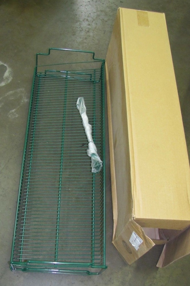 NO NAME 18246 3' STACKABLE ADJUSTABLE MERCHANDISER WIRE DISPLAY SHELF / RACK NIB