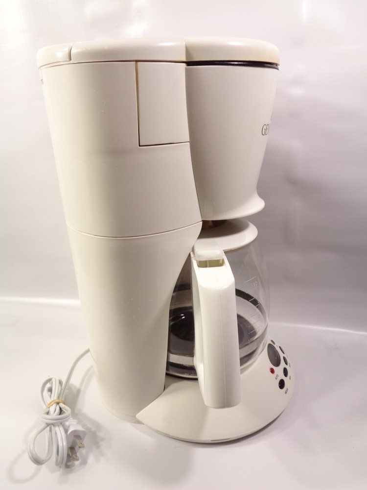 Gevalia Coffee Maker 12 Cup C-60A White Tested Working Complete