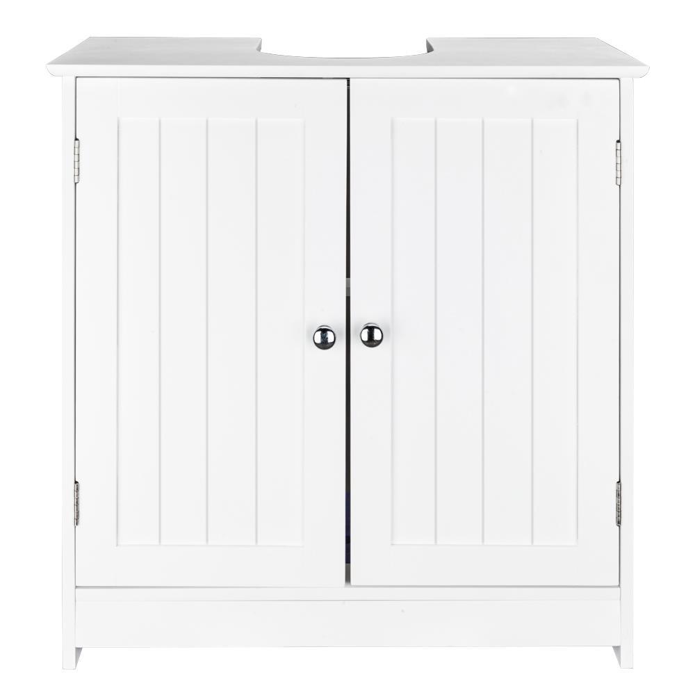Bathroom Vanity Cabinet Undermount Sink Organizer Vessel Sink White