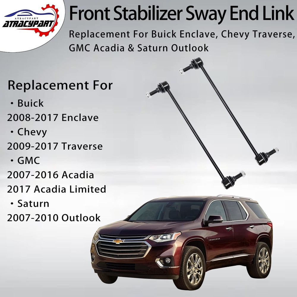 Front Sway Bar Stabilizer Links 2 Pcs｜Replacement For 2007-2017 Buick Enc