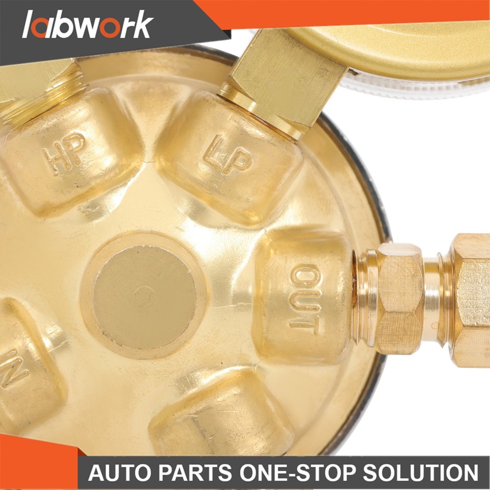 Labwork CGA 540 Oxygen Gas Welding Regulator Pressure Gauge Type Solid Brass