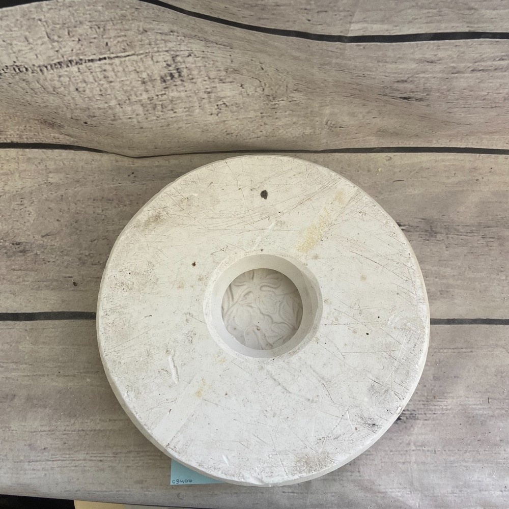 Vintage 1977 Gemini Ceramic Casting Mold Flower Disk #72