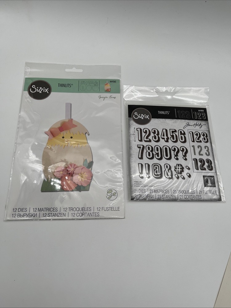 Huge Sizzix I-Crafter Thinlits Cutting Dies Lot Mixed Scrapbooking Card Making