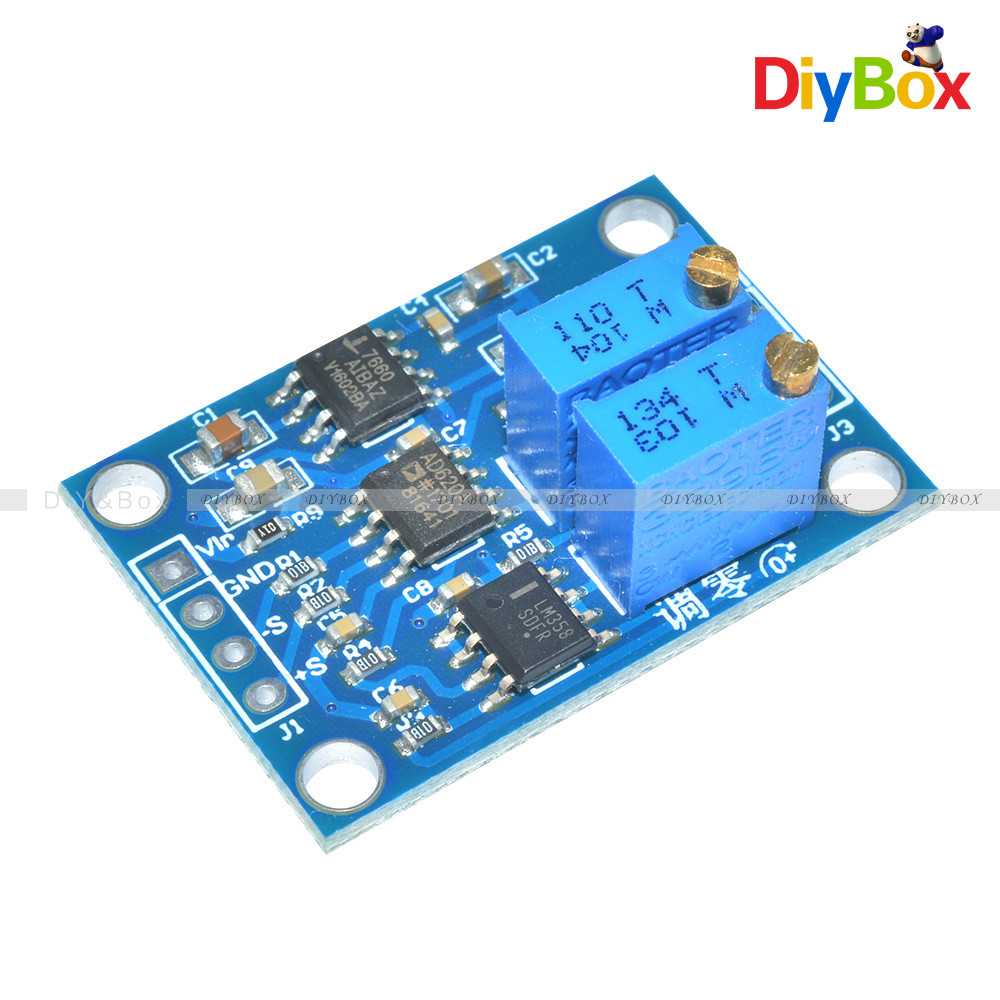 AD620 Microvolt MV Voltage Amplifier Signal Instrumentation Module Board