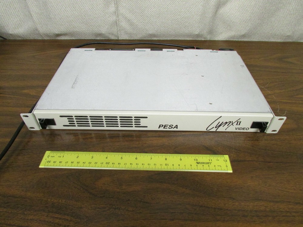 PESA Lynx II Video Rack Mount Unit BNC Connectors