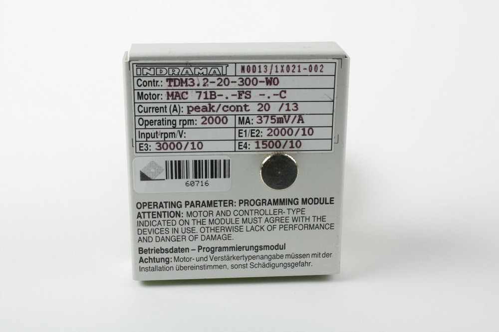 Indramat MOD13/1X021-002 Programming Module