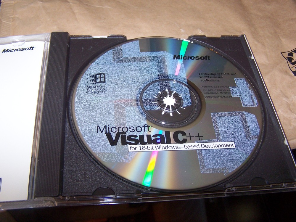 Microsoft Visual C++ Versions 1.5.2 and 4.1