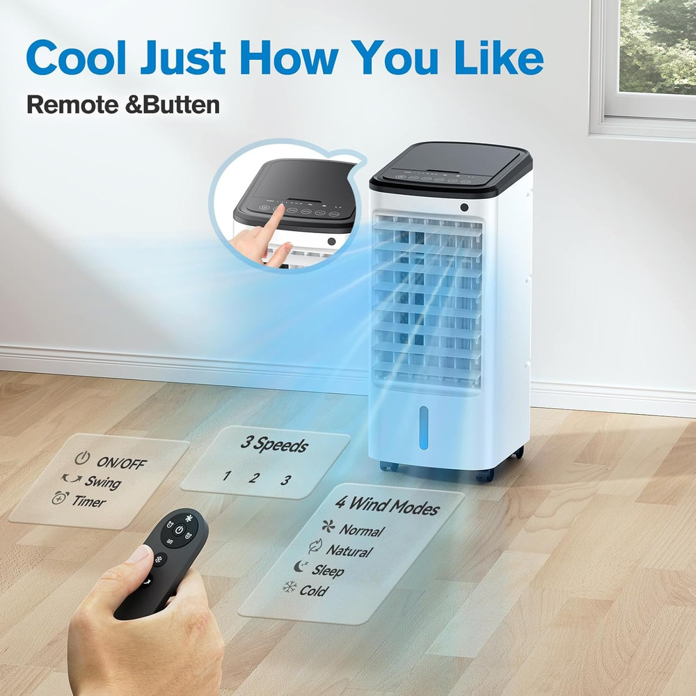 Windowless Portable Air Conditioners with Remote, Ventless Ac Unit Ductless Air