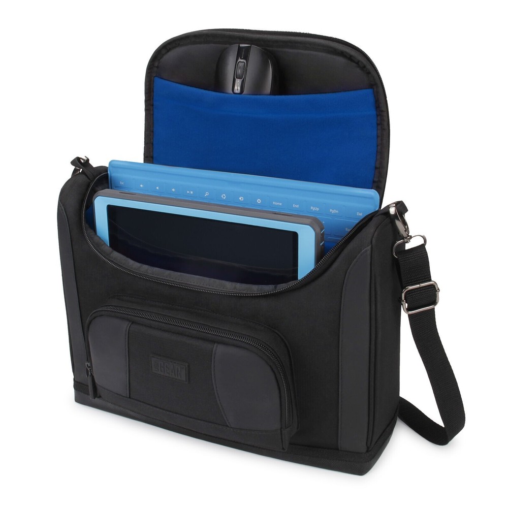 S7 Pro Messenger Bag with Customizable Dividers, Accessory Pockets & Carry Strap