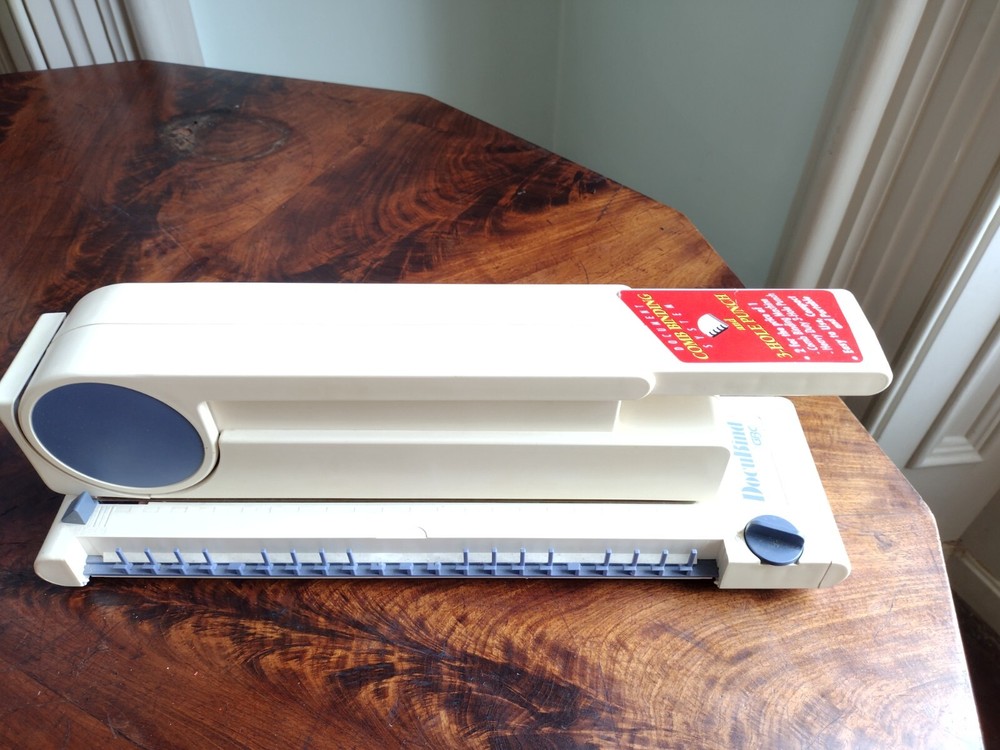 GBC DocuBind Punching & Binding System Heavy Duty 3 Hole Punch document binder