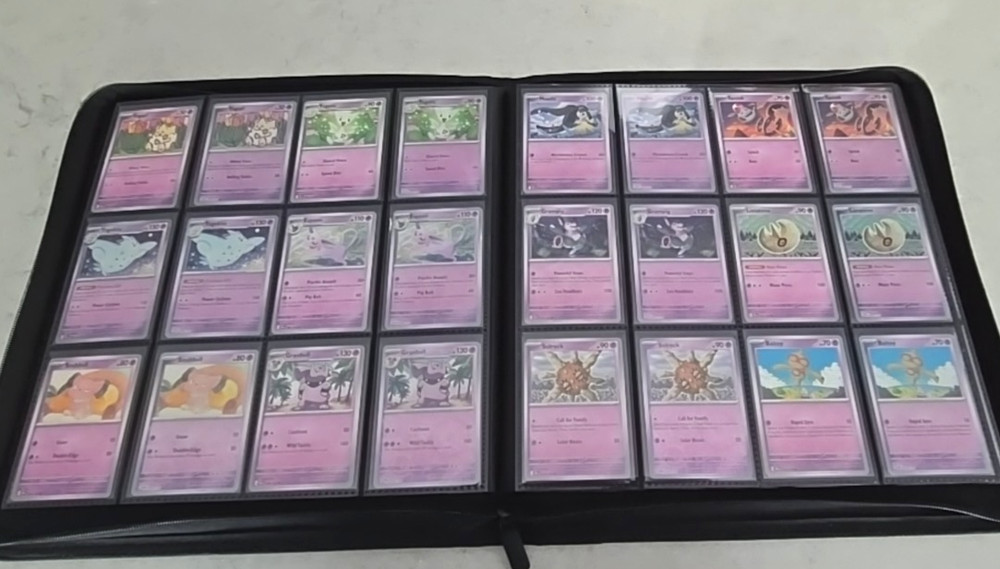Obsidian Flames Complete Base Set w/ Reverse Holo & Binder - 382 Cards