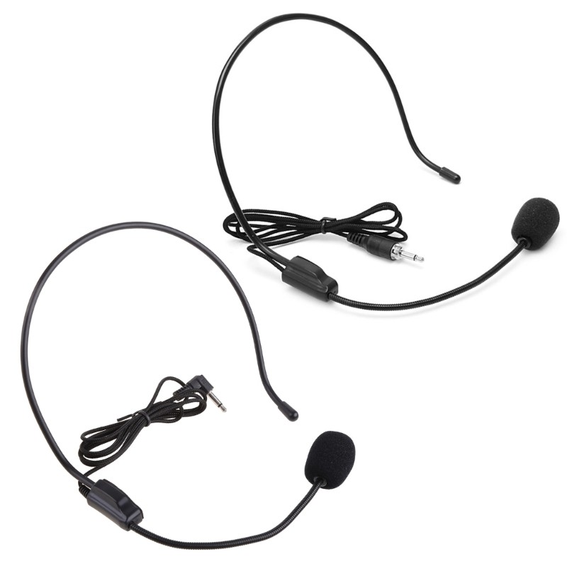 Professional 3.5MM Wired Microphone Headset Studio Speaker Voice Amplifier