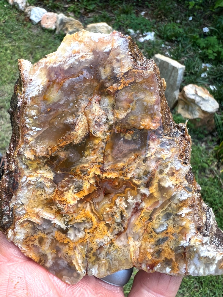 Beautiful Graveyard Point Plumb Agate Slab - 145g