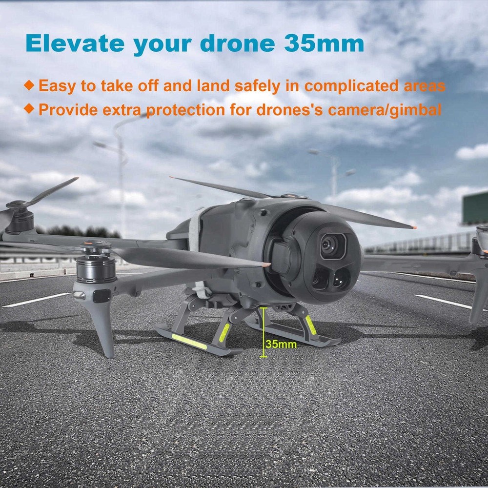 Foldable Quick Release Landing Gear for DJI Mavic 4 Pro 35mm Height Increase