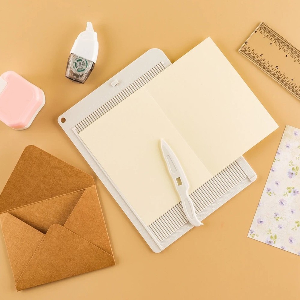 2-Paper Scoring Board Multi Purpose Creasing Board For Book Cover Envelope