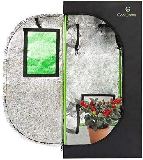Environmentally Friendly 24'' Hydroponic Grow Tent with 95% Reflective Lining