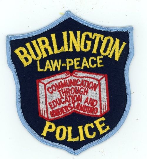 MASSACHUSETTS MA BURLINGTON POLICE NICE SHOULDER PATCH SHERIFF