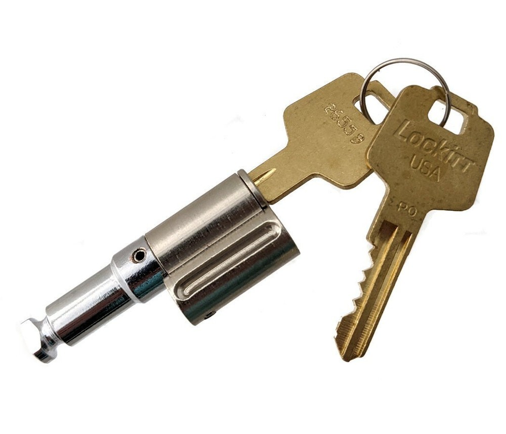 Puck Lock Cylinder Complete Combinated Core and Shackle with 2 keys