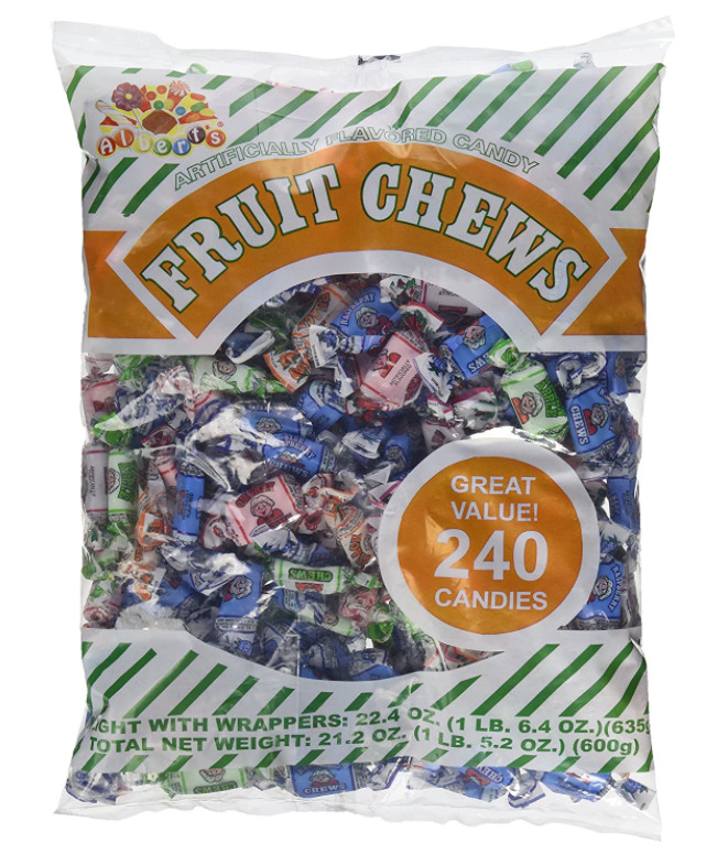 Albert's Fruit Chews - Assorted Flavors (240 Candies)