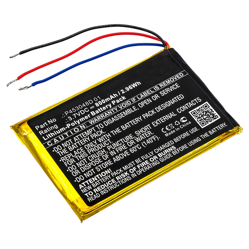800mAh P453048D 01 Battery Replacement for JBL Clip 2 Plus Bluetooth Speaker