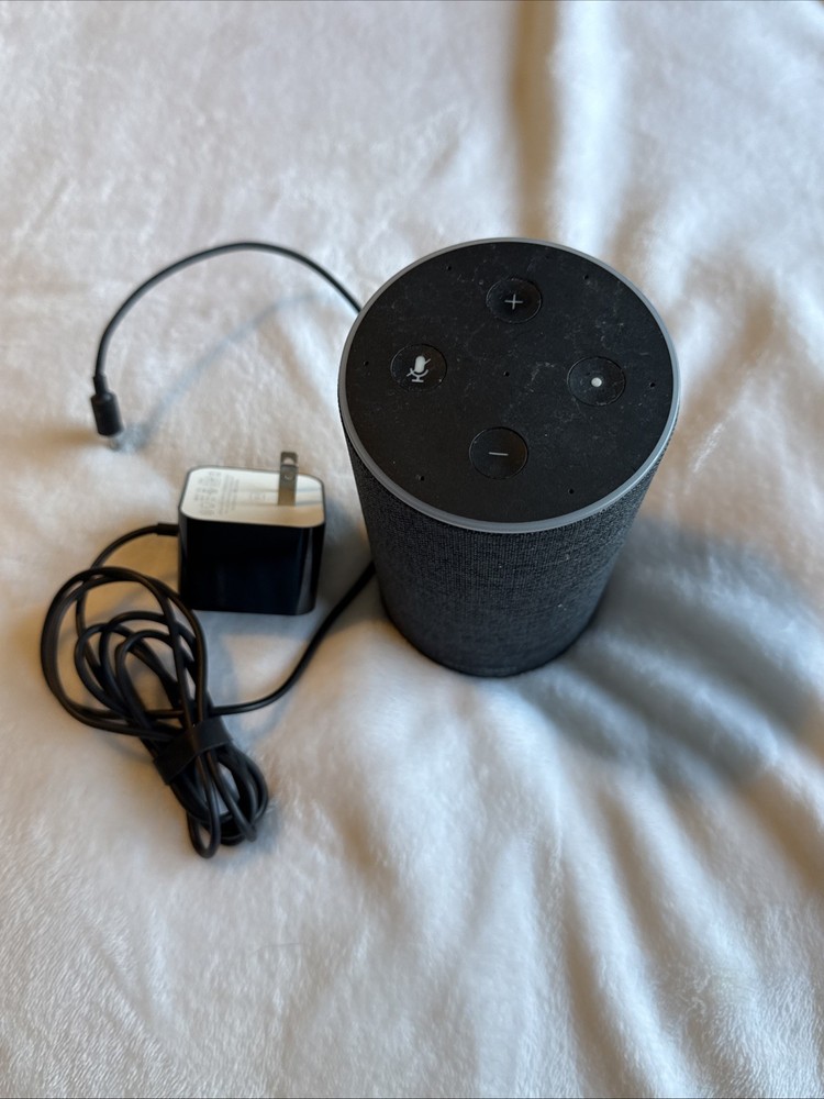 Amazon Echo (2nd Generation) Smart Assistant - Charcoal Fabric