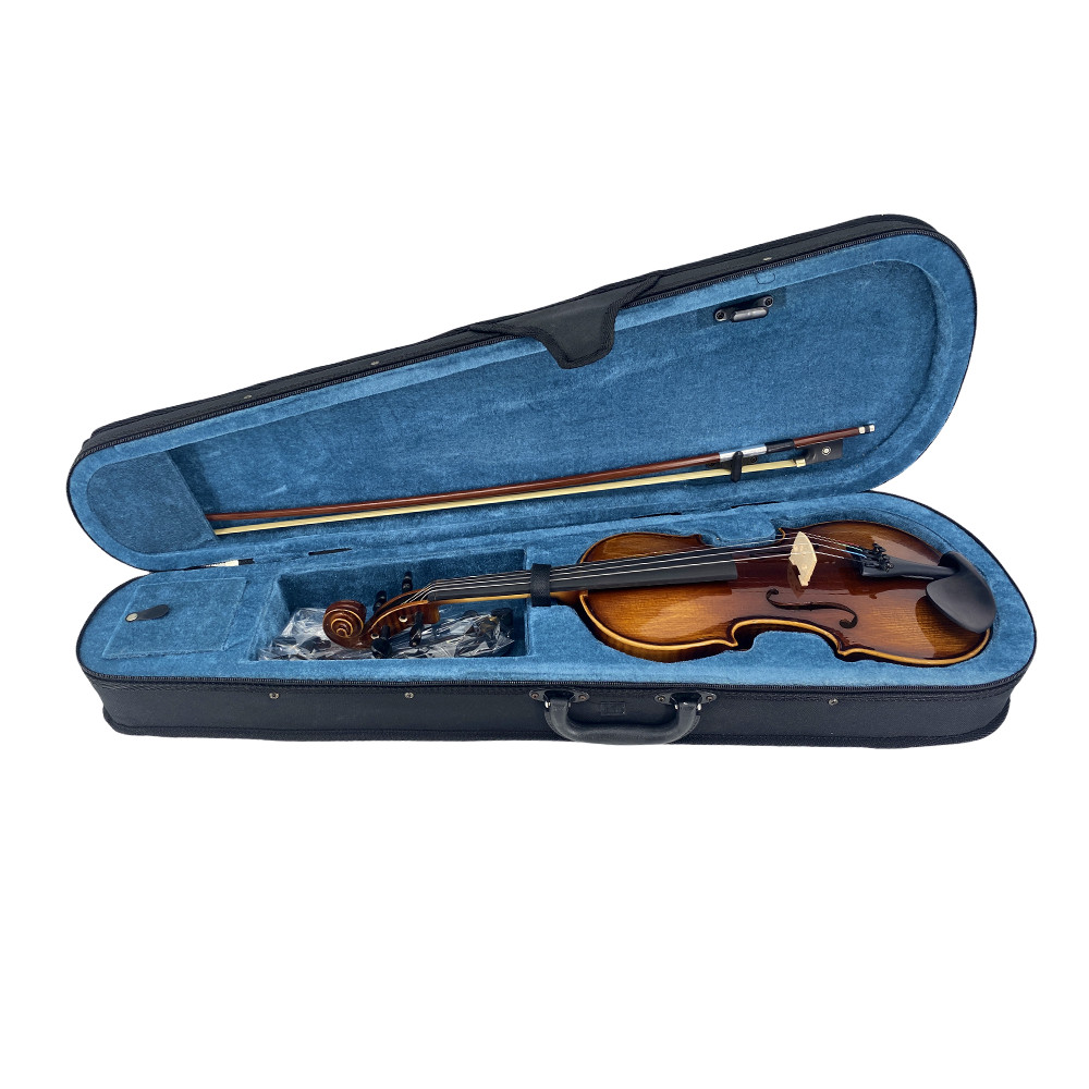 4/4 Violin Full Set Flame Maple for Beginners,Students,Handcrafted Solid Wood