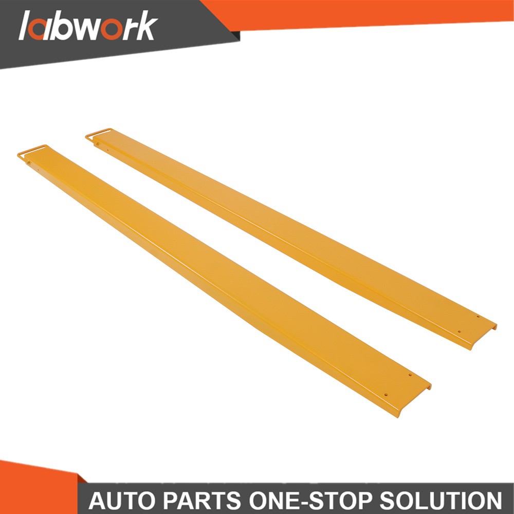 Labwork Pallet Fork Extensions Forklift Extensions 84" x 4.5" Heavy Duty Steel