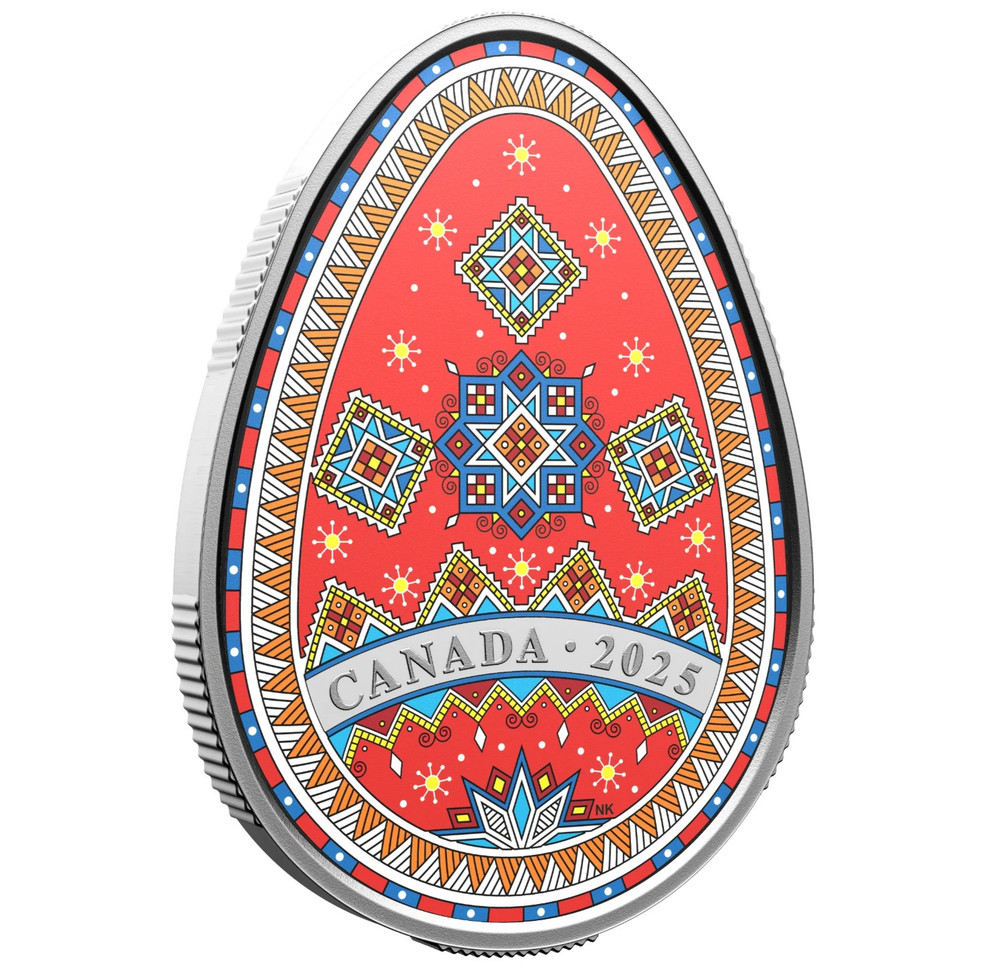 CANADA $20 2025 Silver 1oz. Proof 'Pysanka'