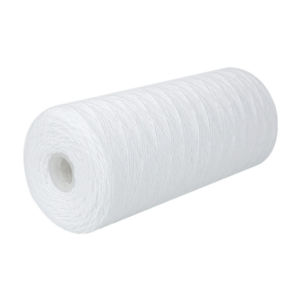 6 Pack 10" x 4.5" String Wound Sediment Water Filter for Big Blue 1/5/10 Micron