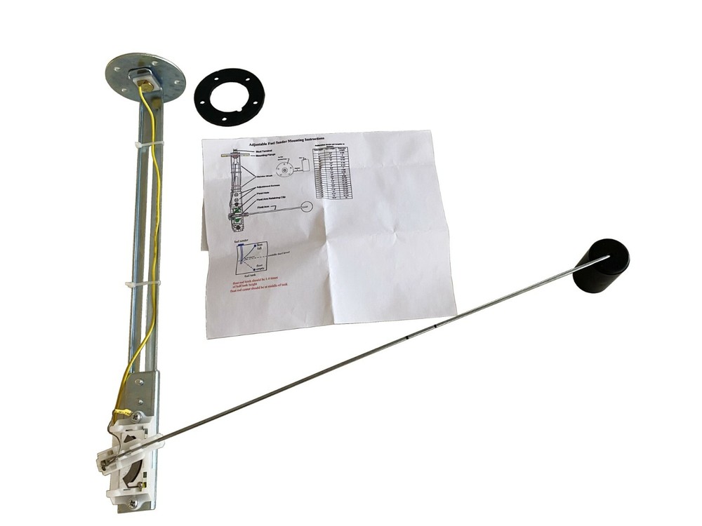 Fuel level sender sending unit, Datcon type, 240-33 ohms, 6”- 24” adjustable