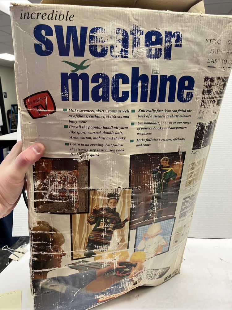 Bond Incredible Sweater Machine Knitting Machine - In Box