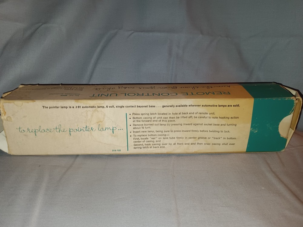 Sears Tower Remote Control Unit for 9888 Automatic Projector