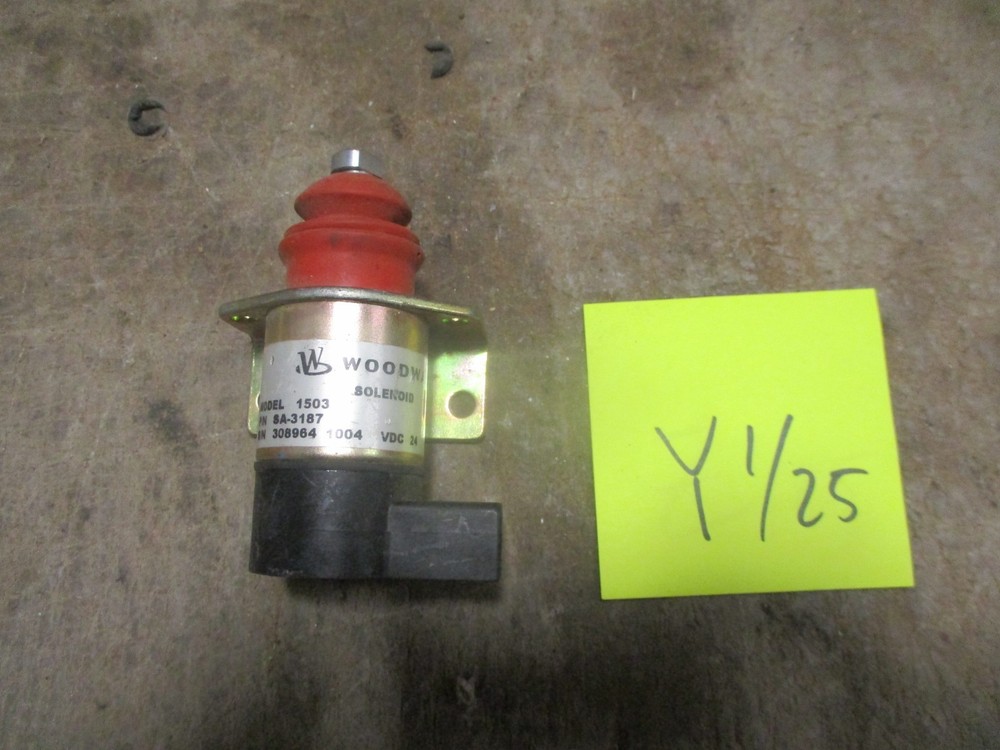 NOS Woodward Solenoid Model 1503, SA-3187, 24v