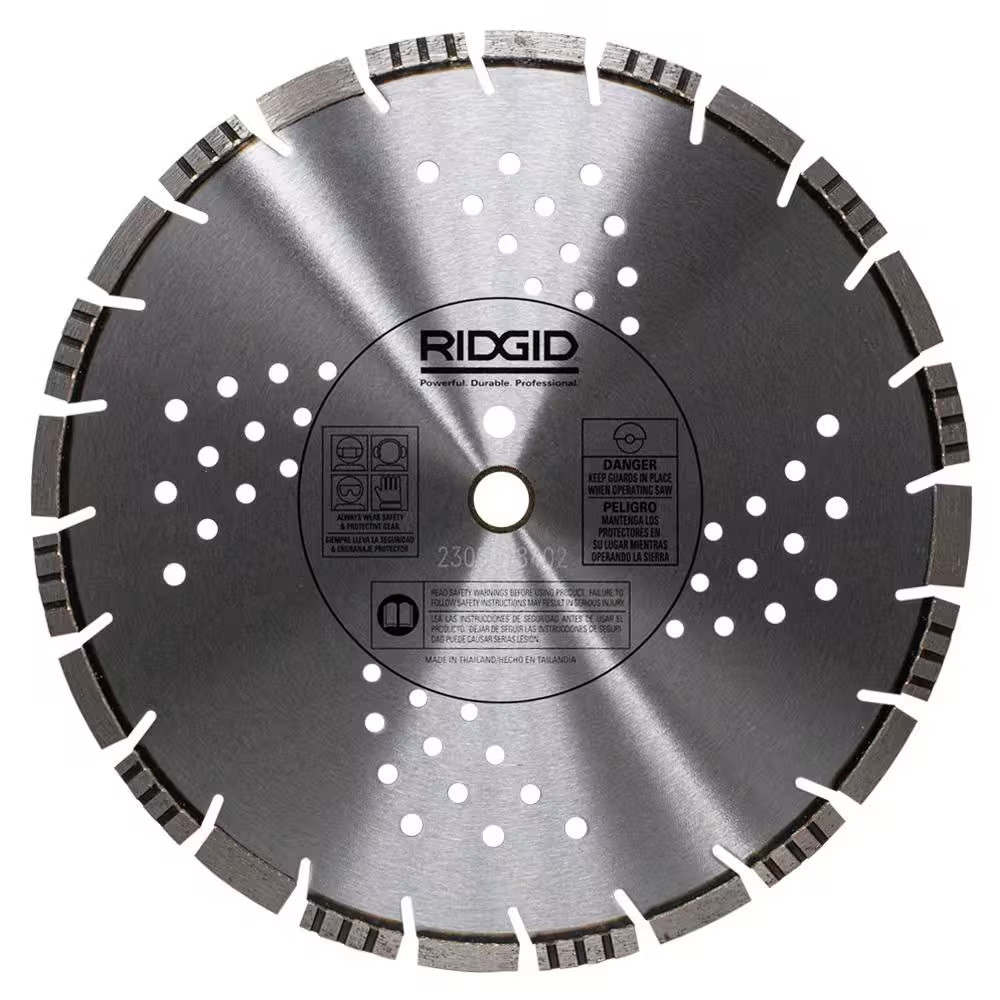 14 In. All-Cut Segmented Rim Diamond Saw Blade