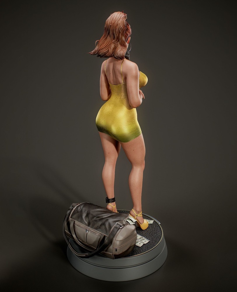 Lucia Caminos Statue 3D Printed kit Unpainted/Unassembled