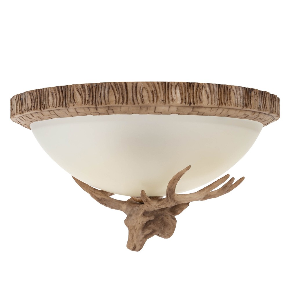 Ceiling Light, Flush Mount Lighting Fixture, 3-Light Ceiling Light Light Brown