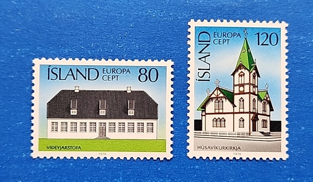 Iceland Stamps, Scott 506-507 Complete Set MLH