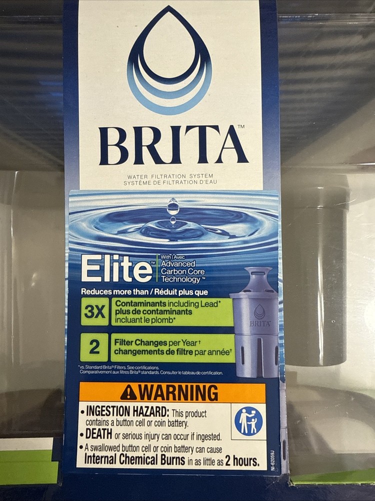 Brita Elite 27-Cup Water Pitcher 1 Dispenser And Filter New And Wrapped