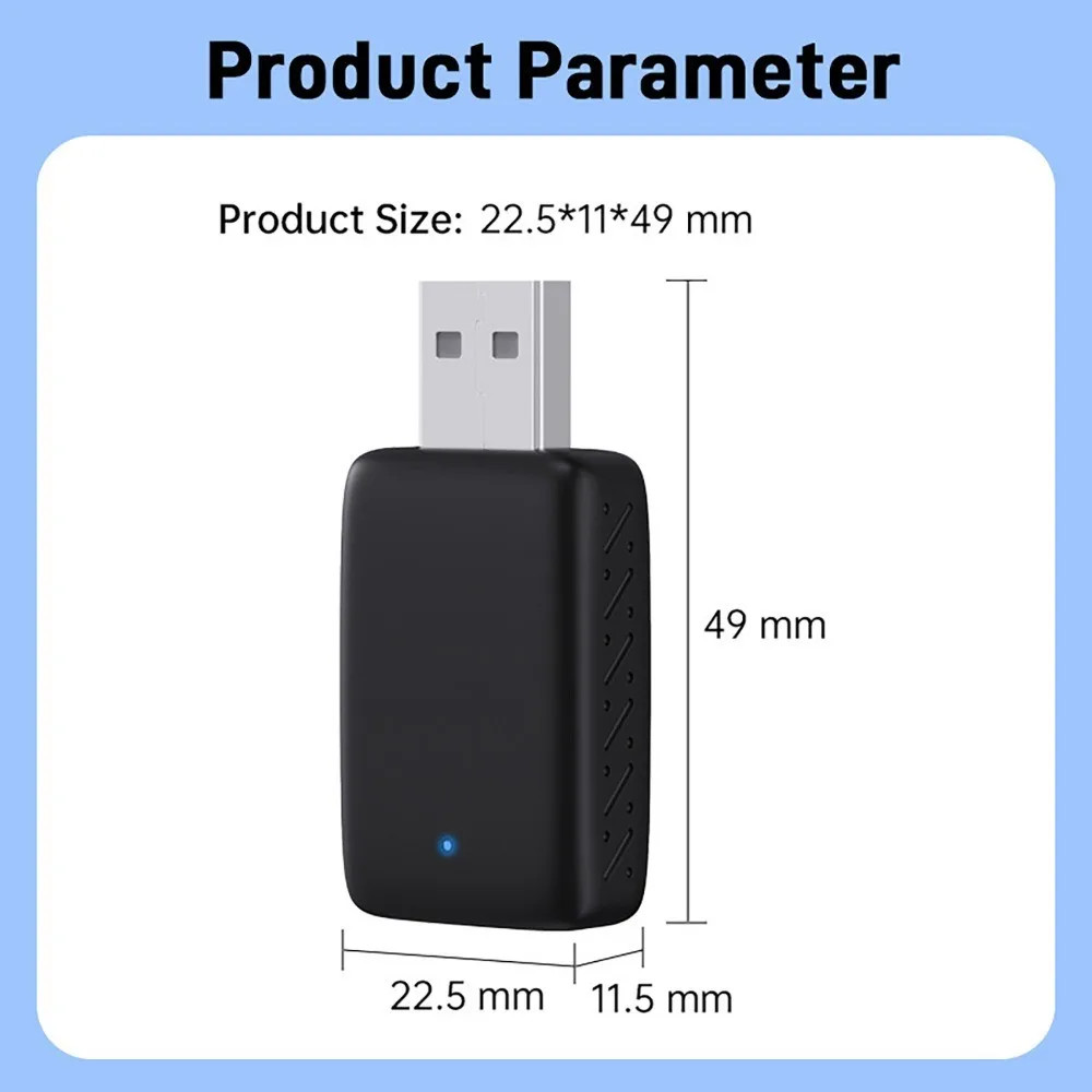 WiFi Wireless Bluetooth Connect, CarPlay Smart Box Android Auto USB Adapter