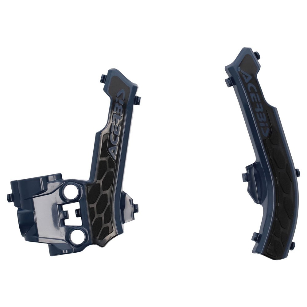 Acerbis 2979611034 X-Grip Frame Guards Blue/Black
