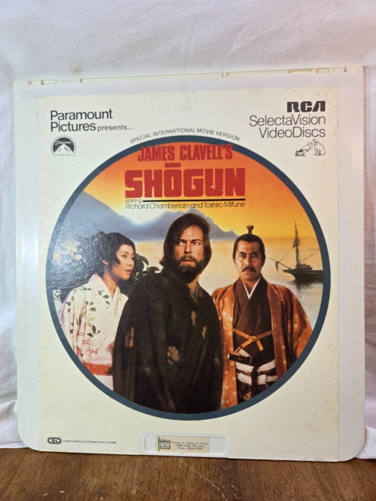Shogun James Clavell's RCA SelectaVision CED VideoDisc Paramount