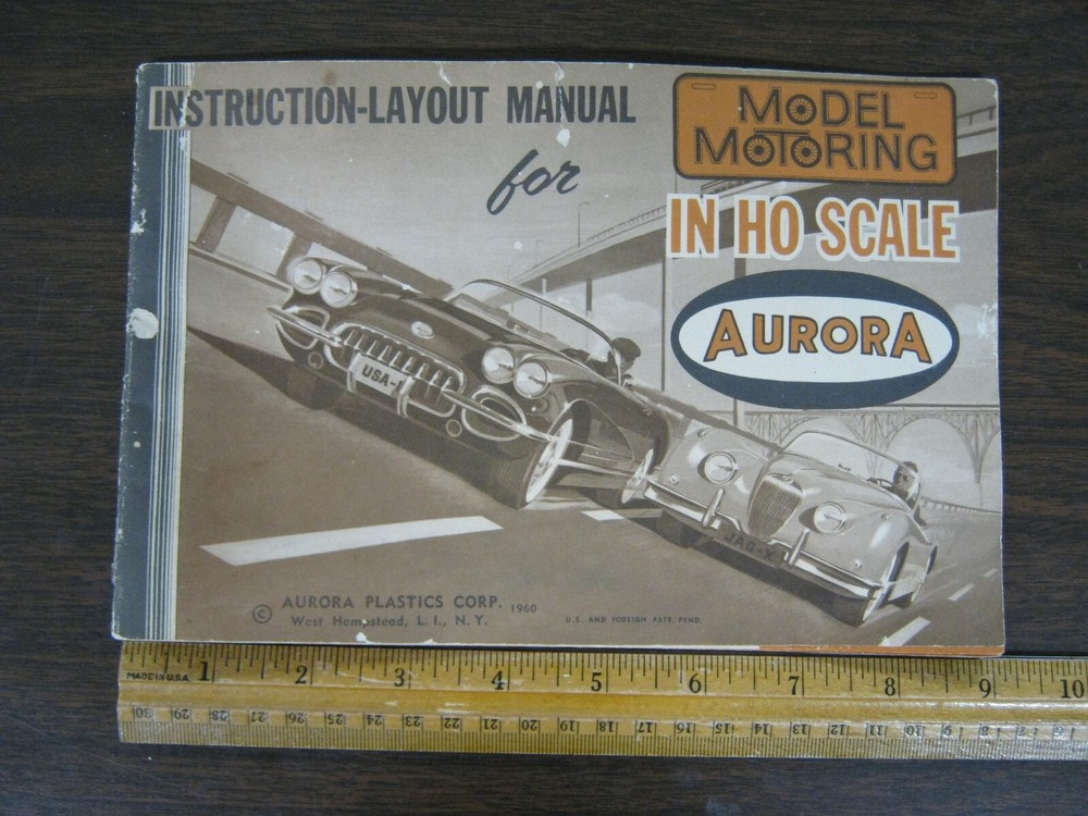 1960 Aurora Instruction-Layout Manual