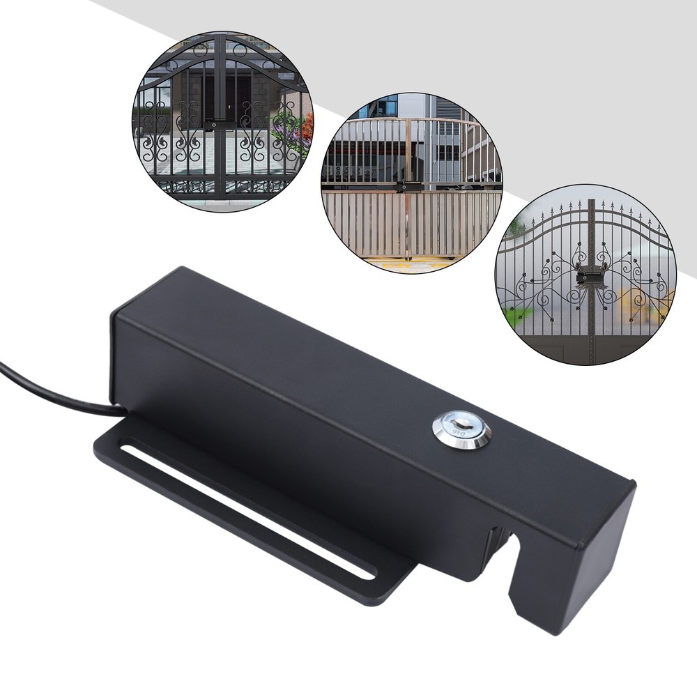 DC/AC12-24V Automatic Electric Gate Lock For Garage Gate Swing Gate Opener