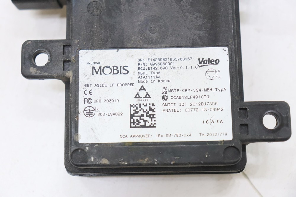 2019 - 2021 GENESIS G70 REAR LEFT SIDE BLIND SPOT RADAR SENSOR MODULE UNIT OEM