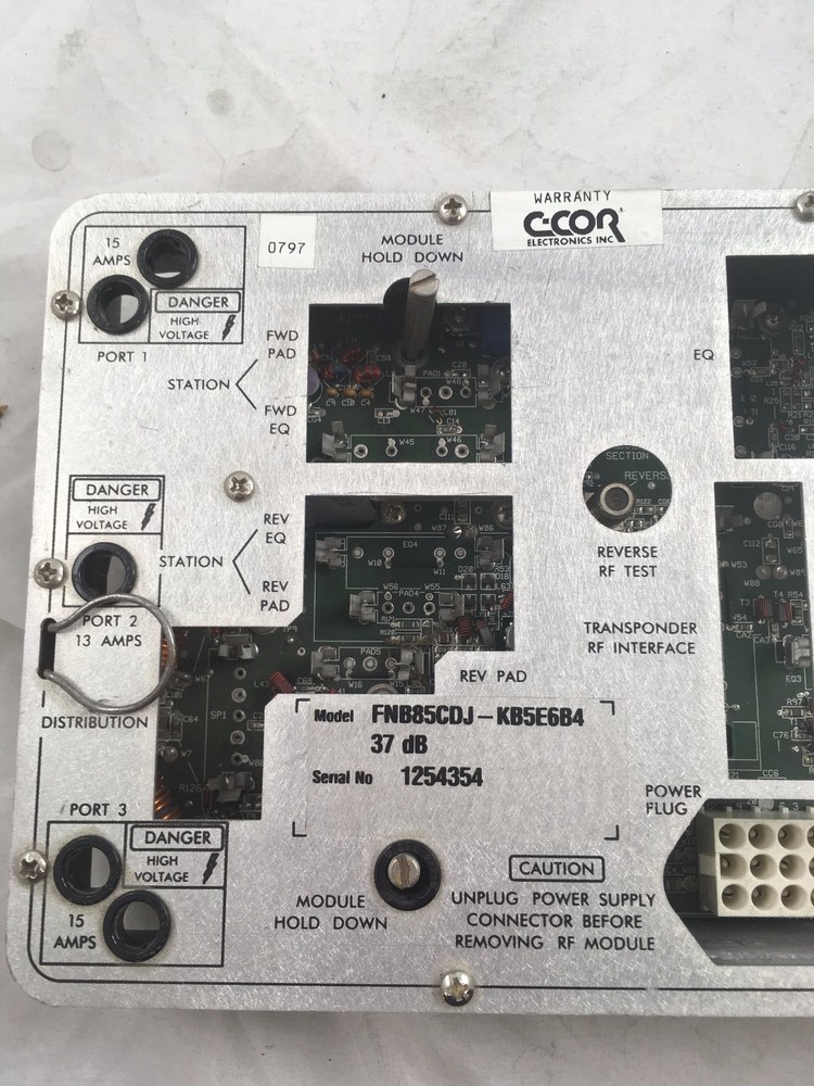 C-Cor FNB85CDJ-KB5E6B4 FLEXNET Amplifier Module( Refurbished)