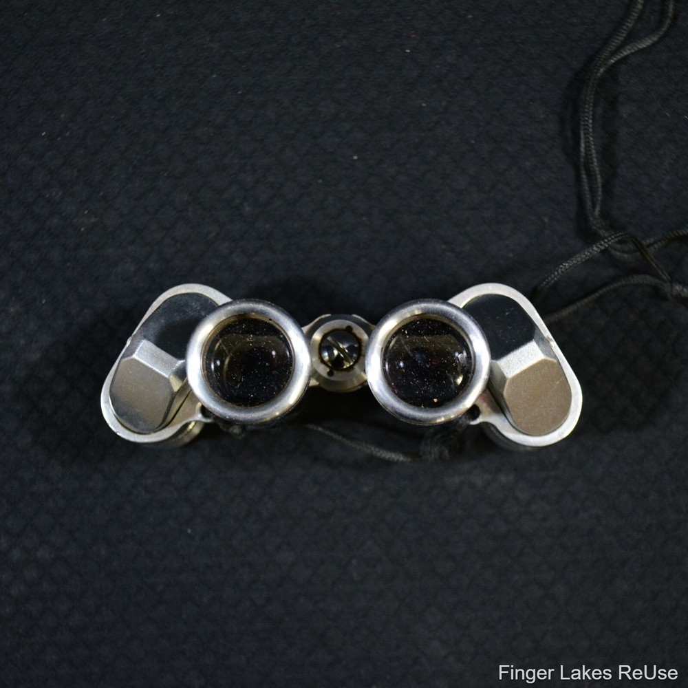 Lichter 7x18 Compact Binoculars Chrome Coated With Case