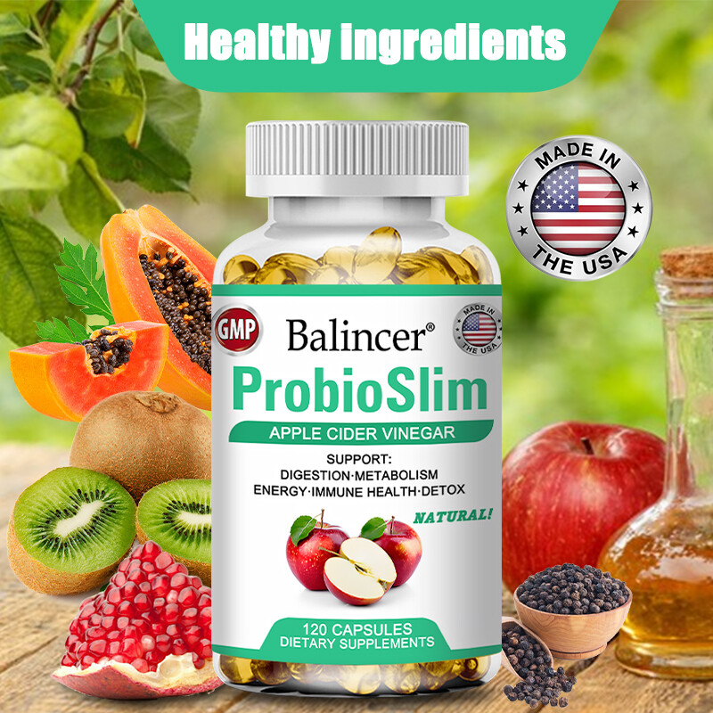 Force Factor Probiotics+Apple Cider Vinegar Capsules with Vitamins and Prebotics