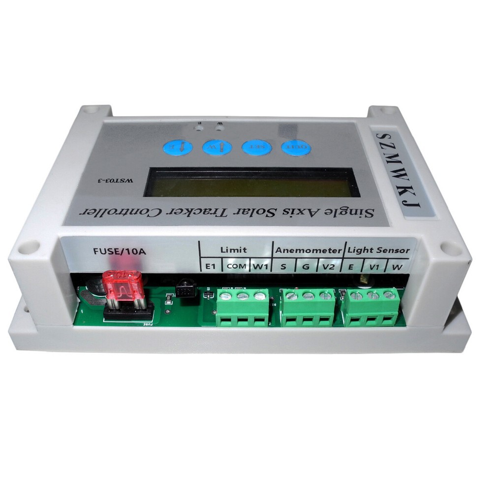 Single/Dual Axis Solar Electronic Tracker Controller W/ Light Sensor W/IR Remote