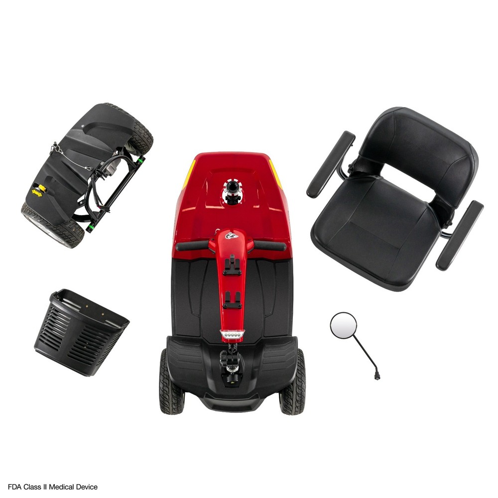 Rascal Conquest 4-Wheel Scooter, Mid-Size & Durable, Easy Disassembly