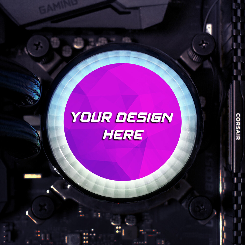 Custom Print AIO Covers for Cooler Master MasterLiquid CPU Cooler Series